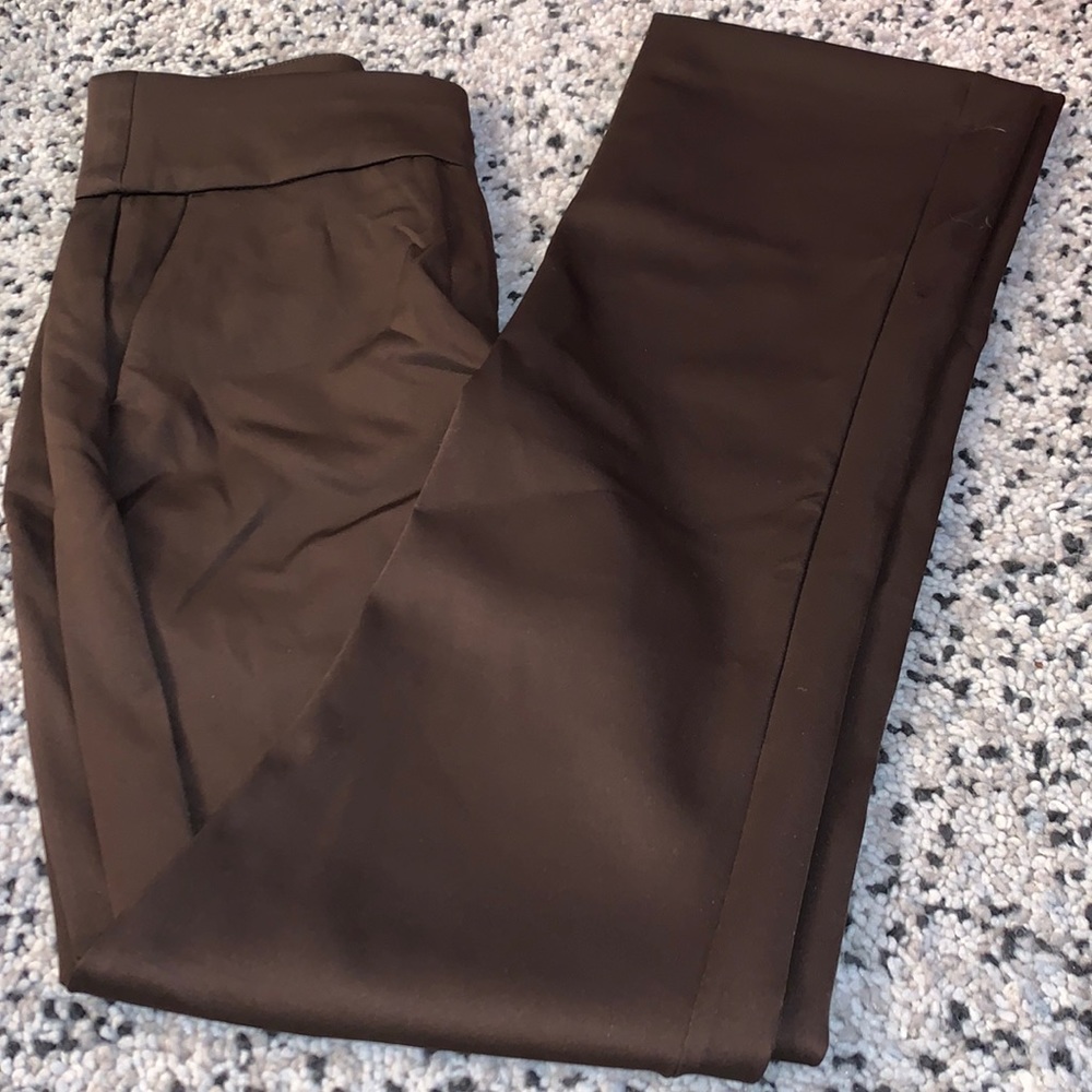 Express - brown high rise bootcut pant - XS